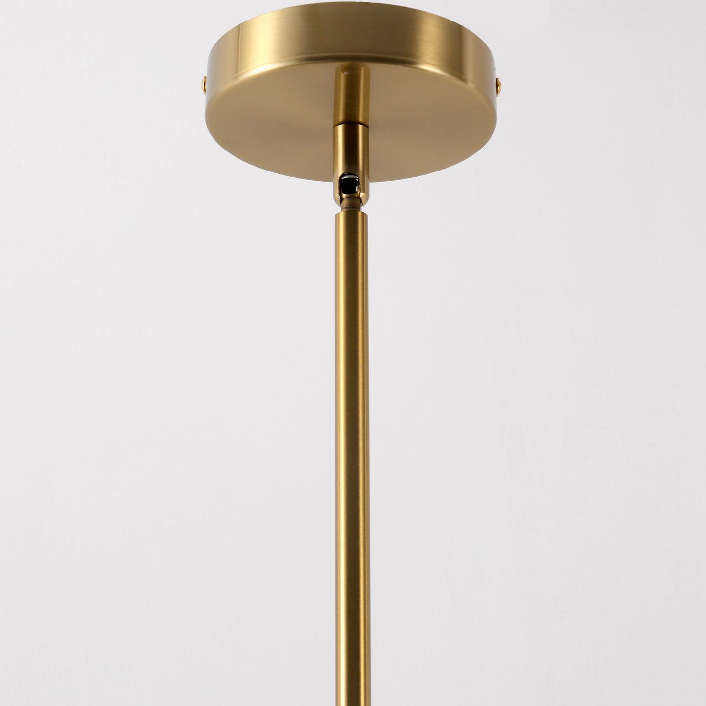 46 in. 4-Light Gold Modern Island Pendant Light, Linear Chandelier Hanging Light w/ Clear Glass Shade for Kitchen Island