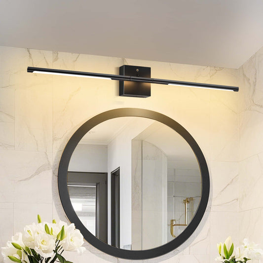 2-Light Black LED Wall Sconce with Remote Control, Wireless Installation, USB Charging, Wall Decor Set of 2