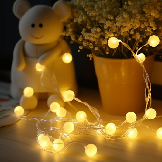 YANSUN Series 40 Bulb Light 16.4 ft Indoor Integrated LED Globe String -Light