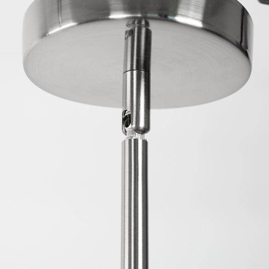 3-Light Island Pendant With Clear Glass Shades,Pendant Lighting for Dining Room Ceiling Light, Brushed Nickel Finish with Clear Glass,Sliver