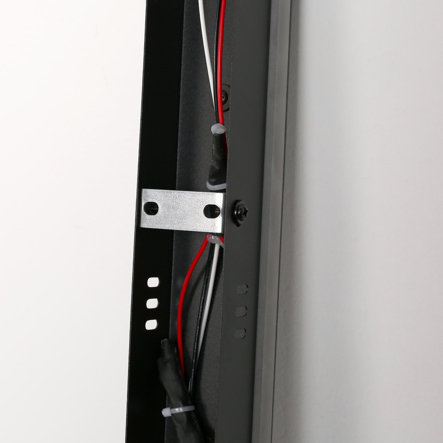 39 in. 30-Watt Black Outdoor Hardwired Linear Waterproof 3000/4500/6000K Integrated LED Wall Lantern Sconce