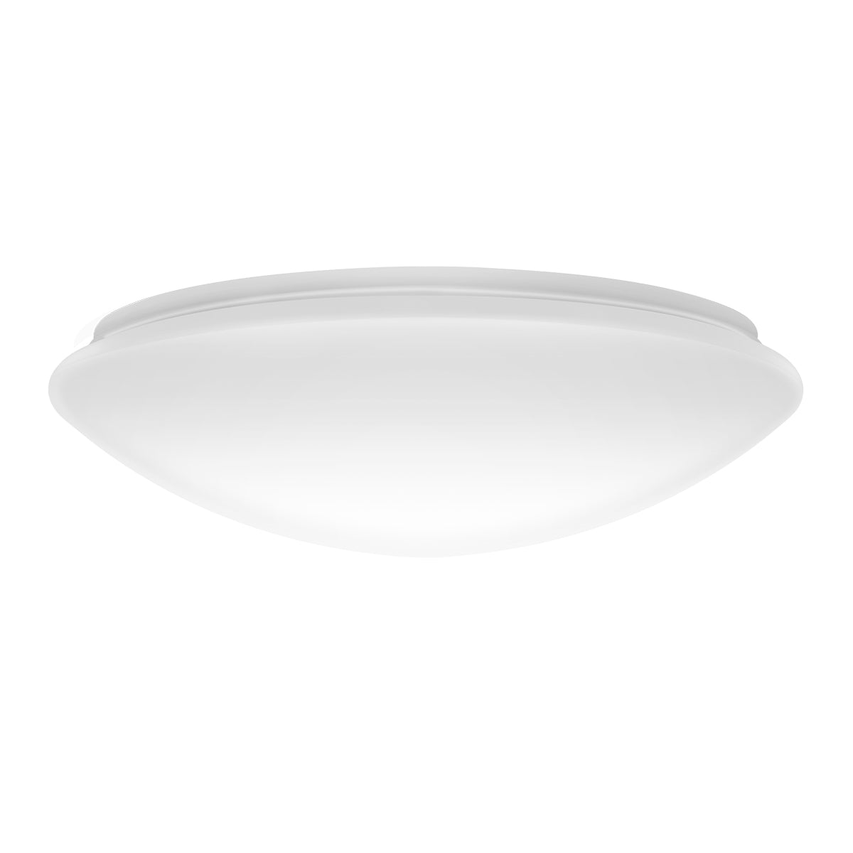 13 in. White Round Dimmable LED Flush Mount Ceiling Light in Daylight White 6000K with ETL Certified