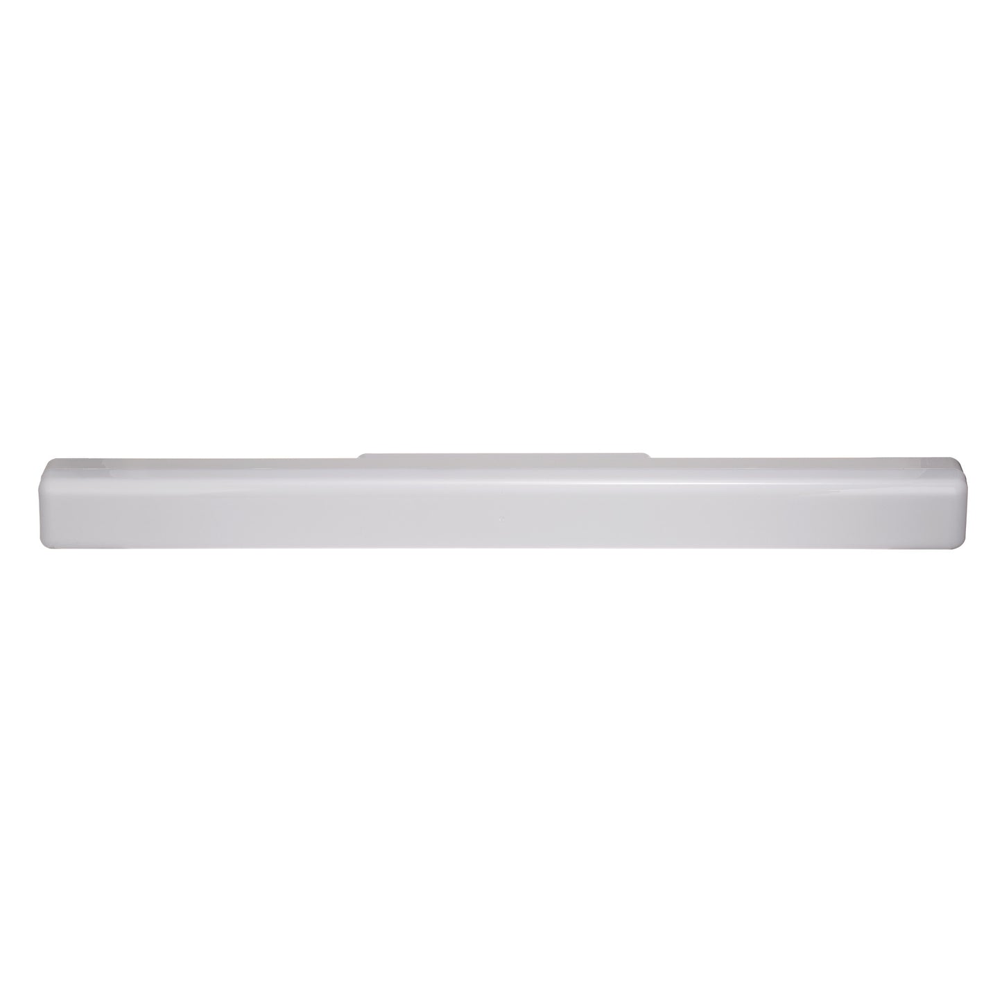 24 in. 1-Light Integrated LED Matte Black Modern Rectangle Vanity Light Bar Wall Fixture for Bathroom Mirror (2-Pack)