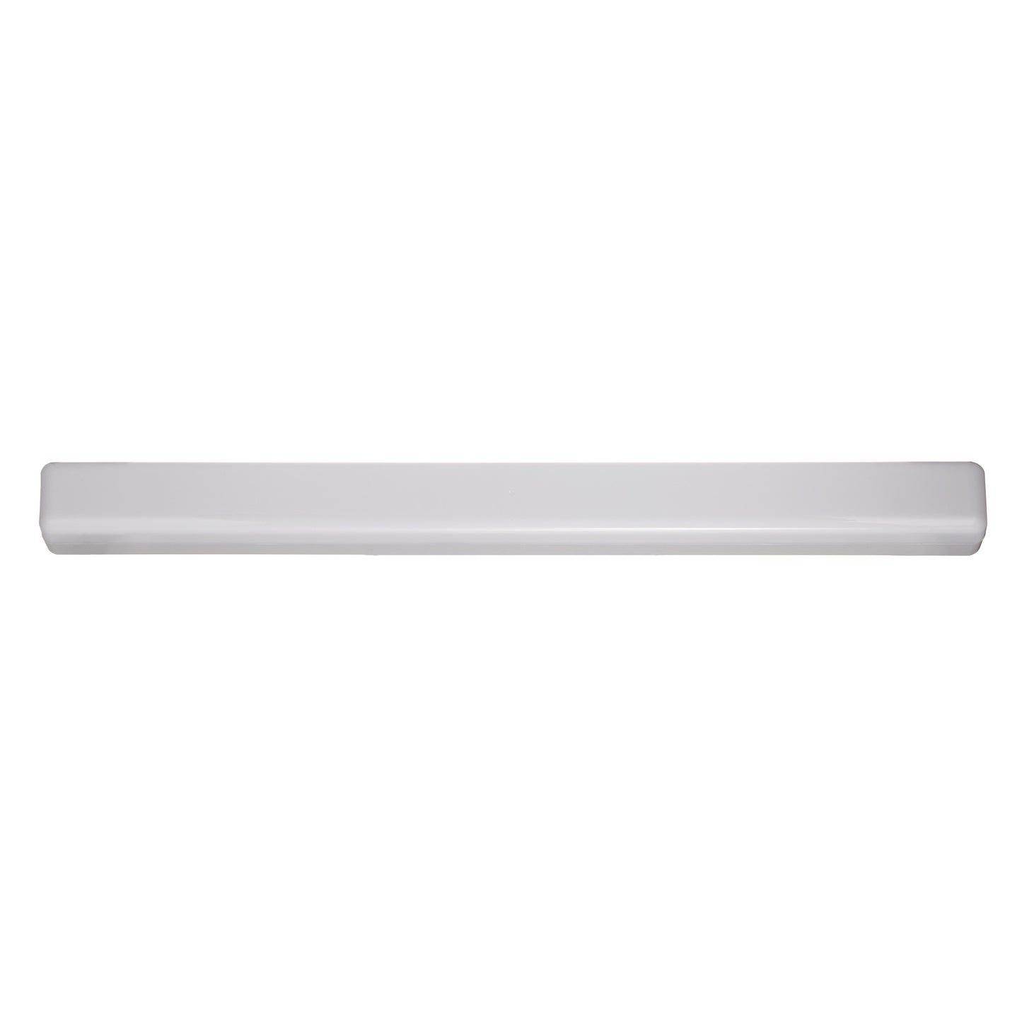 24 in. 1-Light Integrated LED Matte Black Modern Rectangle Vanity Light Bar Wall Fixture for Bathroom Mirror (2-Pack)