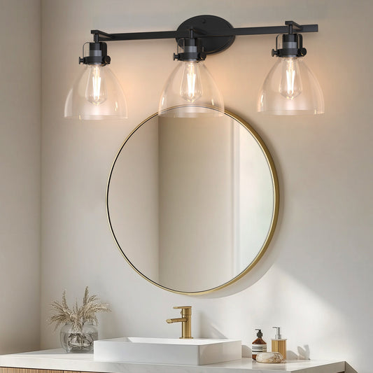 29 in. 3-Light Vanity Light, Affordable Bathroom Fixture for Bright Lighting