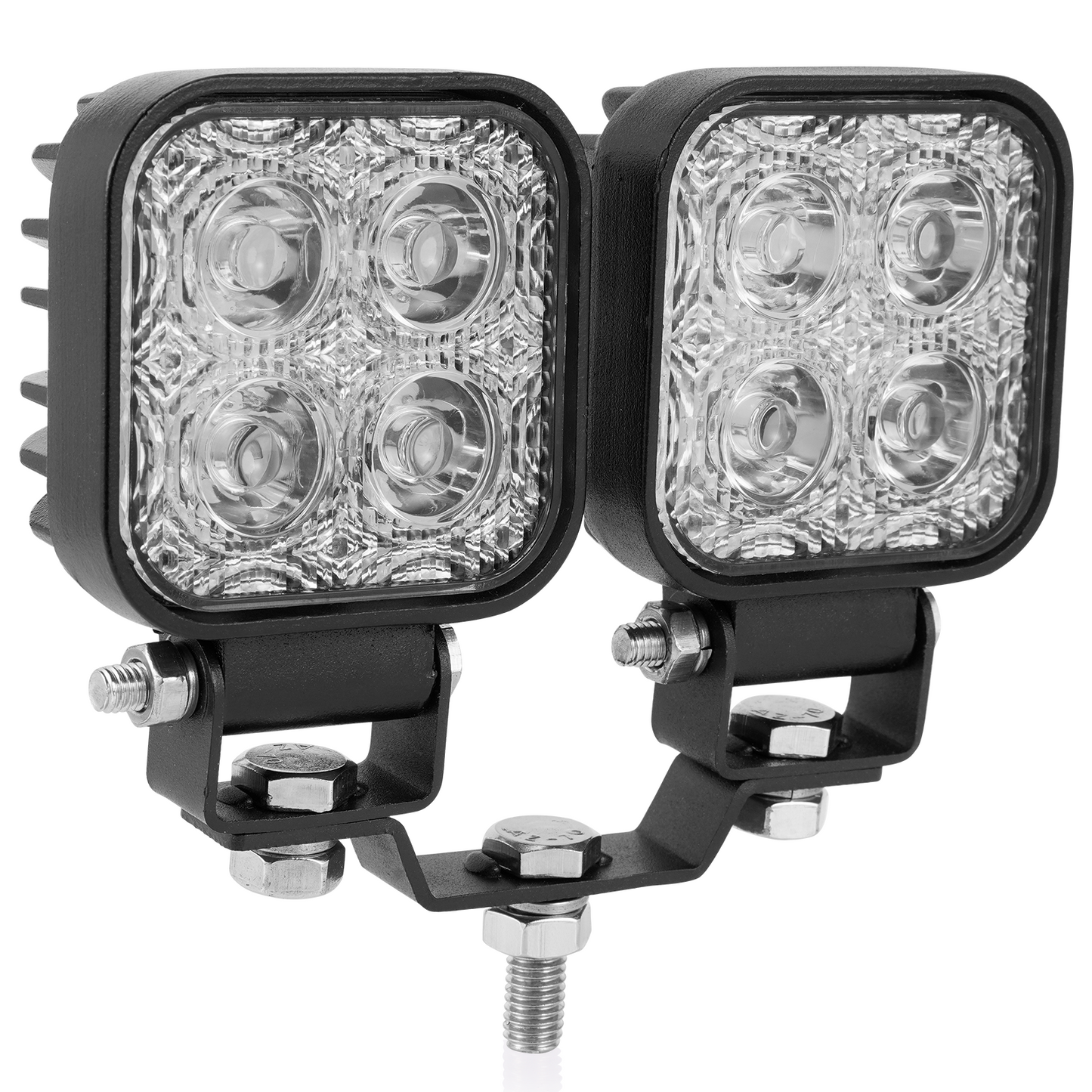 24W Combination Car Light£¬LED Light Bar Flood Spot Combo LED Work Light Pods TWO Row Work Driving Lamp