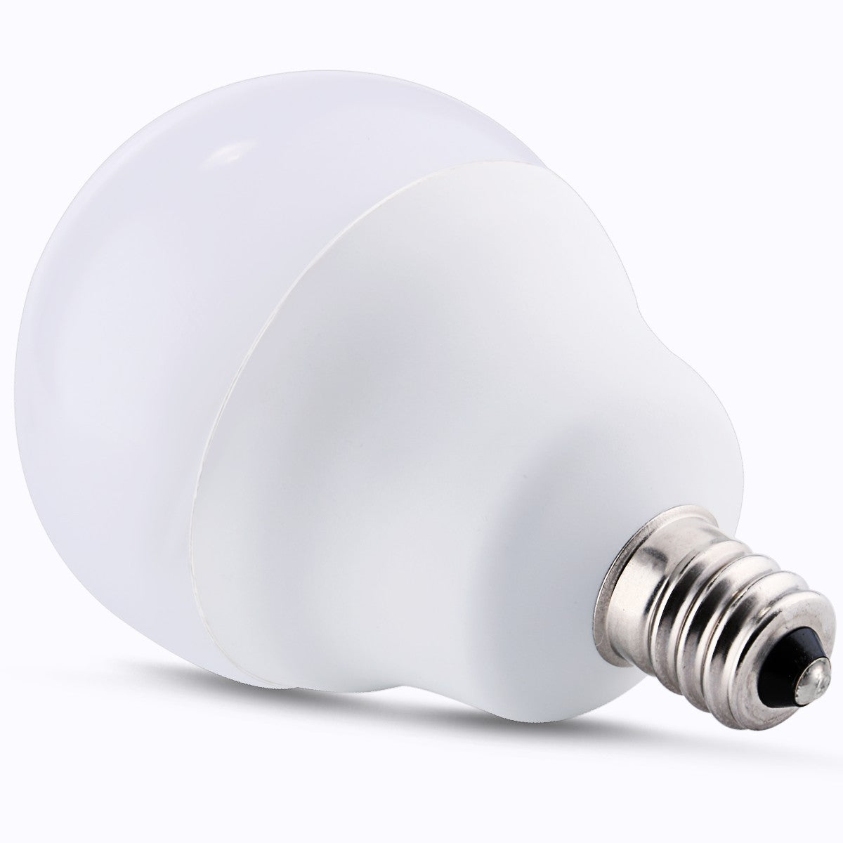 Led Candelabra Bulbs E12 Base, 40W Equivalent (6W ), 450lm, Natural Daylight White 5000K , G14 LED Globe Bulbs for Ceiling Fan, Bathroom Vanity Mirror Light, 6 Pack