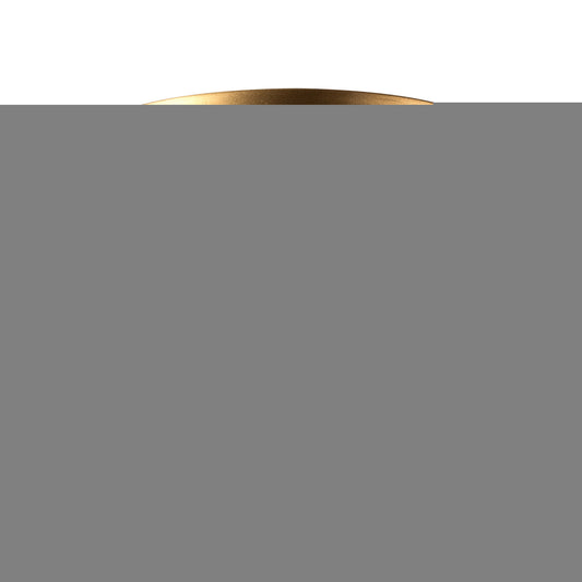 YANSUN 10 in. Gold Cylinder 1-Light Dimmable LED Flush Mount Ceiling Light Fixture with 3CCT Control