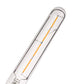 T30 LED Tubular Bulb,Vintage Filament Design, 4W (40W Equivalent), Warm White 2700K, Dimmable, E26 Base, (4-Pack)