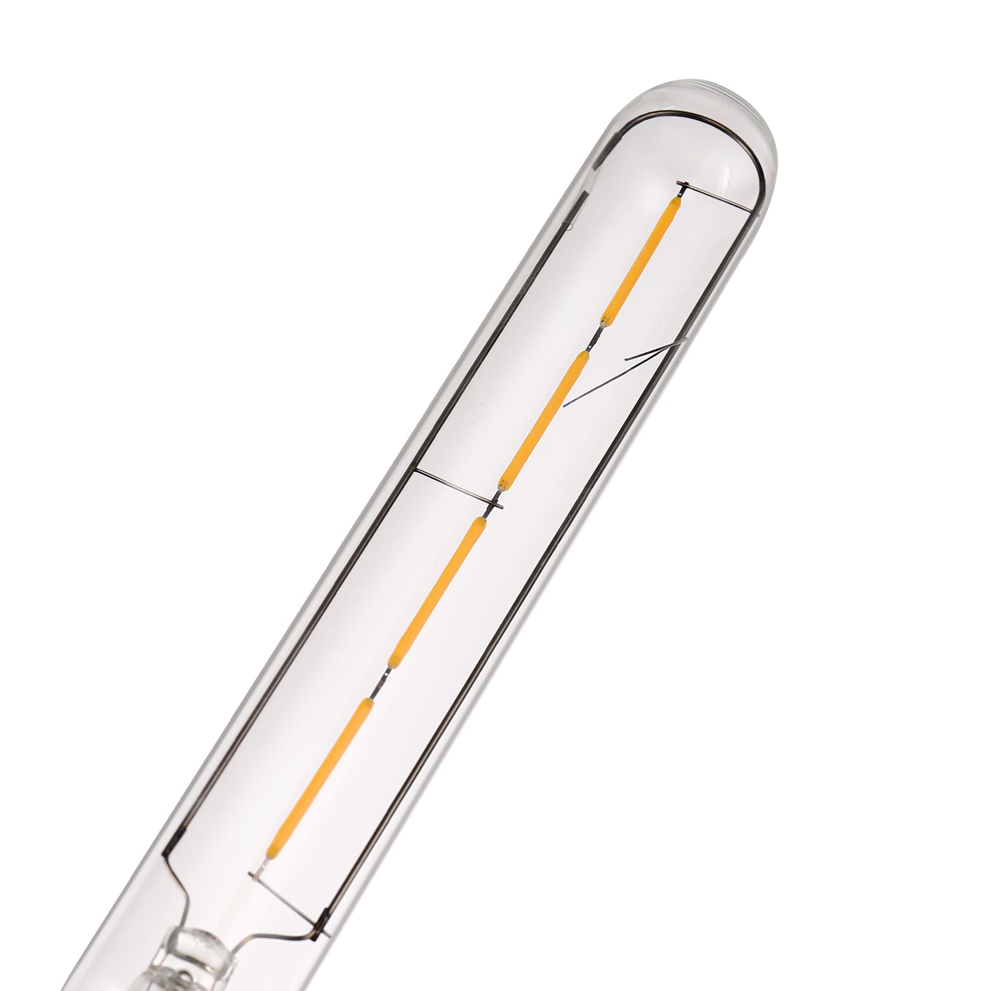 T30 LED Tubular Bulb,Vintage Filament Design, 4W (40W Equivalent), Warm White 2700K, Dimmable, E26 Base, (4-Pack)