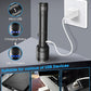 2000 Lumen Rechargeable LED Flashlight with Zoomable, 4 Modes, and Water Resistant, Ideal for Camping, Emergence(2-Pack)