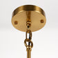 3-Light Modern Rectangle Black and Gold Pendant Kitchen Island Pendant Light