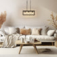 3 - Light Dimmable Kitchen Island Linear Chandelier Square Linear Pendant Light for Dining Room Industrial Style