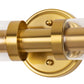 18 in. 2-Light Gold Bathroom Sconces with Clear Glass, Bathroom Vanity Light Fixtures, Modern Wall Lights for Mirror