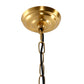 6-Light Gold Candle Rustic Industrial Iron Chandeliers for Dining Room Living Room