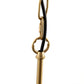 6-Light Gold Candle Rustic Industrial Iron Chandeliers for Dining Room Living Room
