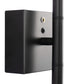 2-Light Black LED Wall Sconce with Remote Control, Wireless Installation, USB Charging, Wall Decor Set of 2