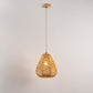60-Watt 10 in. 1-Light Rope Mini Pendant Light with Rope Shade and No Bulbs Included