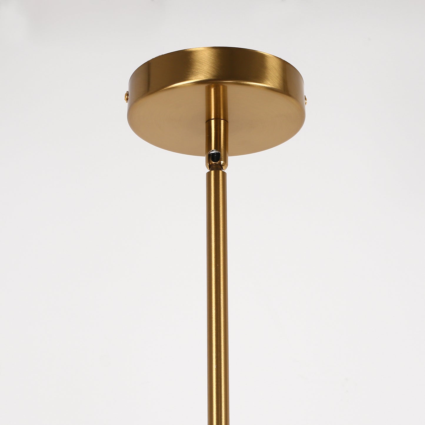 3-Light Gold Modern Kitchen Island Pendant Light Fixtures, Linear Chandelier Hanging Light with Clear Glass Shade