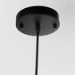 1-Light Modern Matte Black Island Pendant Light Rustic Farmhouse Industrial Hanging Light for Kitchen Dining 2 Pack