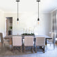 4 in. 1-Light Modern Matte Black Island Pendant Light Rustic Farmhouse Industrial Hanging Light for Kitchen Dining