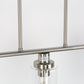 5-Light Brushed Nickel Modern Kitchen Island Pendant Lighting with Clear Glass Shade, Hanging Light for Dining Room
