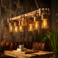 40-Watt Equivalent Edison T25 T30 LED Tubular Bulb, Vintage Filament, Warm White 2700K, Dimmable, E26 Base, 4-Pack