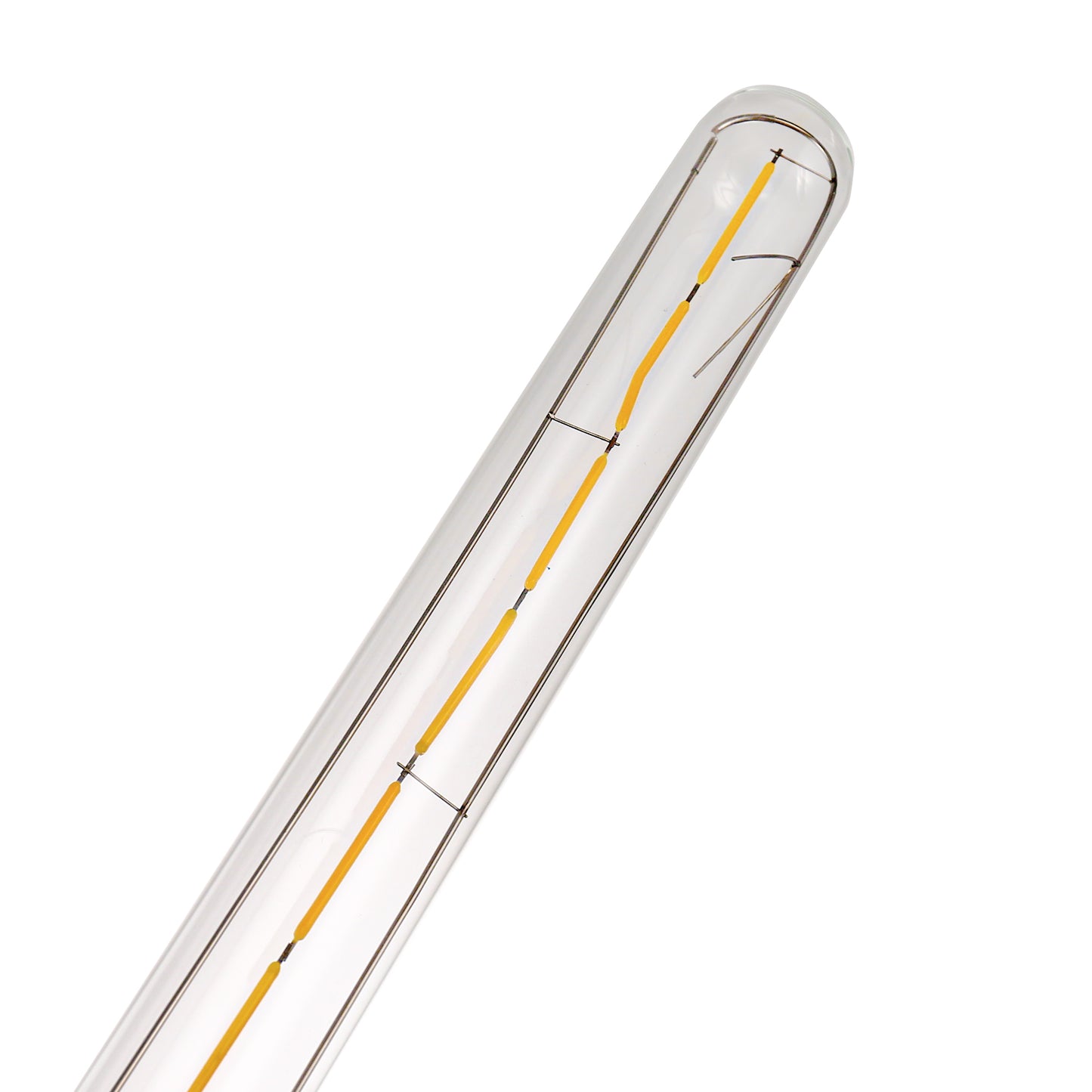 Edison T30 LED Tubular Bulb,Vintage Filament Design, 6W (60W Equivalent), Warm White 2700K, Dimmable, E26 Base, 2 Pack