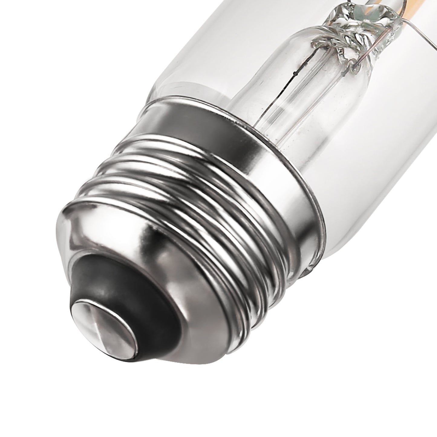 Edison T30 LED Tubular Bulb,Vintage Filament Design, 6W (60W Equivalent), Warm White 2700K, Dimmable, E26 Base, 2 Pack
