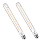 Edison T30 LED Tubular Bulb,Vintage Filament Design, 6W (60W Equivalent), Warm White 2700K, Dimmable, E26 Base, 2 Pack