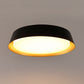 12in. Black and Gold Flush Mount Ceiling Light, 21W 1250LM LED Ceiling Light Fixture 5CCT Dimmable for Bedroom Hallway