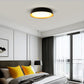 12in. Black and Gold Flush Mount Ceiling Light, 21W 1250LM LED Ceiling Light Fixture 5CCT Dimmable for Bedroom Hallway