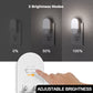 YANSUN 0.6-W
att Integrated LED Dimmable Horizontal Night Light, White 5000K, Dusk to Dawn, White, 2-Pack
