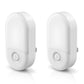 YANSUN 0.6-W
att Integrated LED Dimmable Horizontal Night Light, White 5000K, Dusk to Dawn, White, 2-Pack