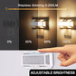 1-Light Dimmable LED Night Light Plug in with Dusk to Dawn Sensor, 3000K 0-250LM for Bathroom, Hallway, Bedroom (2-Pack)
