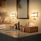 1-Light Dimmable LED Night Light Plug in with Dusk to Dawn Sensor, 3000K 0-250LM for Bathroom, Hallway, Bedroom (2-Pack)