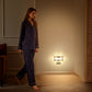 1-Light Dimmable LED Night Light Plug in with Dusk to Dawn Sensor, 3000K 0-250LM for Bathroom, Hallway, Bedroom (2-Pack)