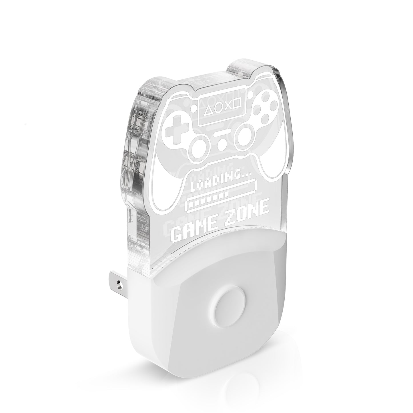 YANSUN 0.5-Watt Color Changing Integrated LED Game Console Night Light, Button Adjustable, Light Sensor, 1-Pack