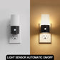 LED Motion Sensor Night Light Plug in 2-Pack, 100LM Dimmable, 3000K Soft White, Auto On/Off for Hallway, Bedroom