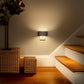 1-Light Black Dimmable LED Night Light Plug in with Dusk-to-Dawn Sensor, Soft White 3000K for Bedroom, Hallway 2 Pack