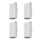 1-Light White Dimmable LED Night Light Plug in with Dusk-to-Dawn Sensor, Soft White 3000K for Bedroom, Hallway 2 Pack