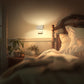 1-Light White Dimmable LED Night Light Plug in with Dusk-to-Dawn Sensor, Soft White 3000K for Bedroom, Hallway 2 Pack