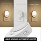 LED Motion Sensor Night Light [2-Pack], Dusk to Dawn & Motion Activated, Dimmable 30/60LM for Bathroom, Hallway, Kitchen