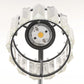 24 in. 3-Light Black Square Crystal Bathroom 3CCT Integrated LED Vanity Light Fixture