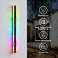 37 in. 1-Light Black Modern Integrated RGB LED Outdoor Wall Light, Waterproof Porch Lantern Sconce for Garden