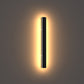 24 in. 19-Watt Black Outdoor Hardwired Linear Waterproof Integrated LED Wall Lantern Sconce, 3000K Warm White