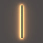 59 in. 45-Watt Black Outdoor Hardwired Linear Waterproof 3000K Warm White Integrated LED Wall Lantern Sconce