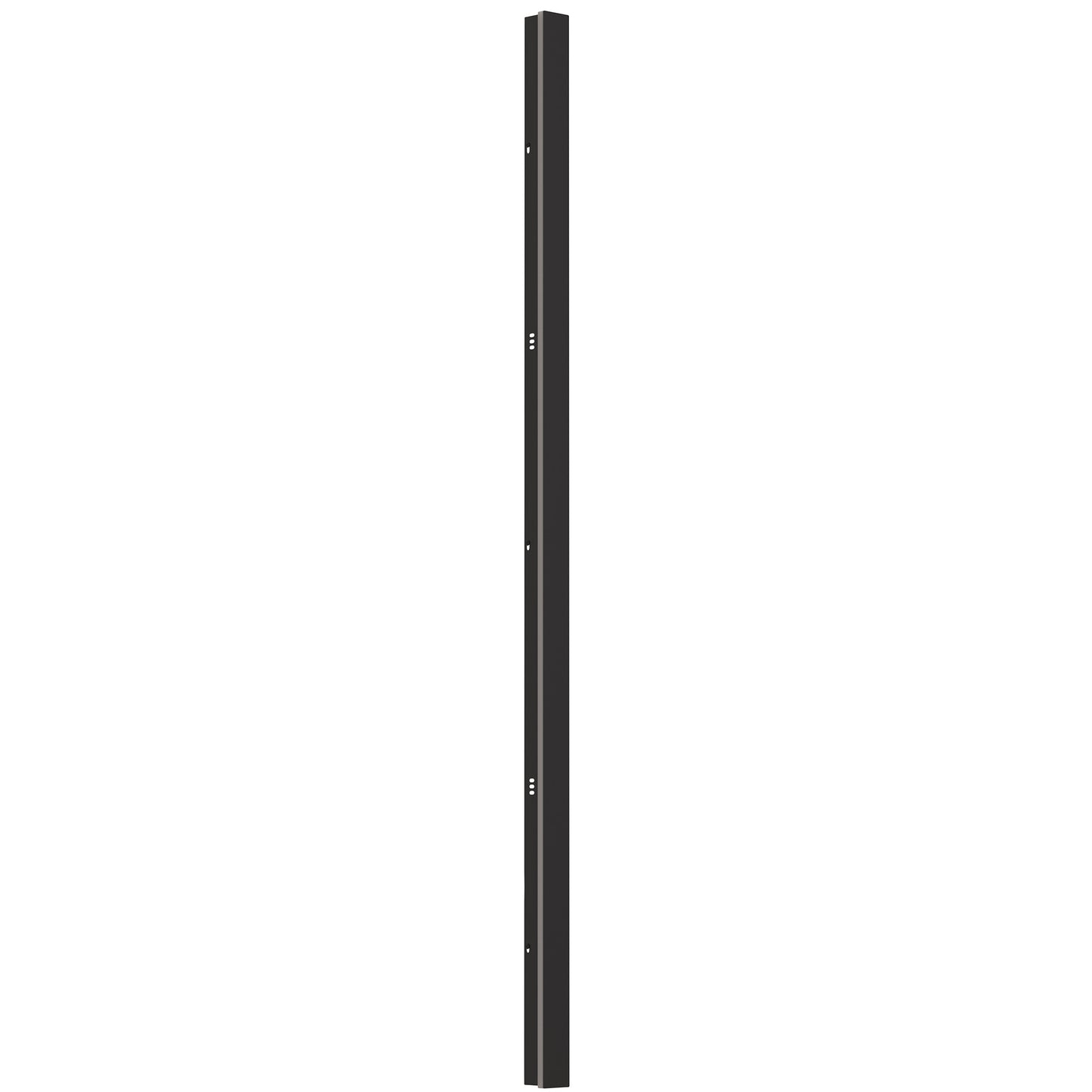59 in. 45-Watt Black Outdoor Hardwired Linear Waterproof 3000K Warm White Integrated LED Wall Lantern Sconce