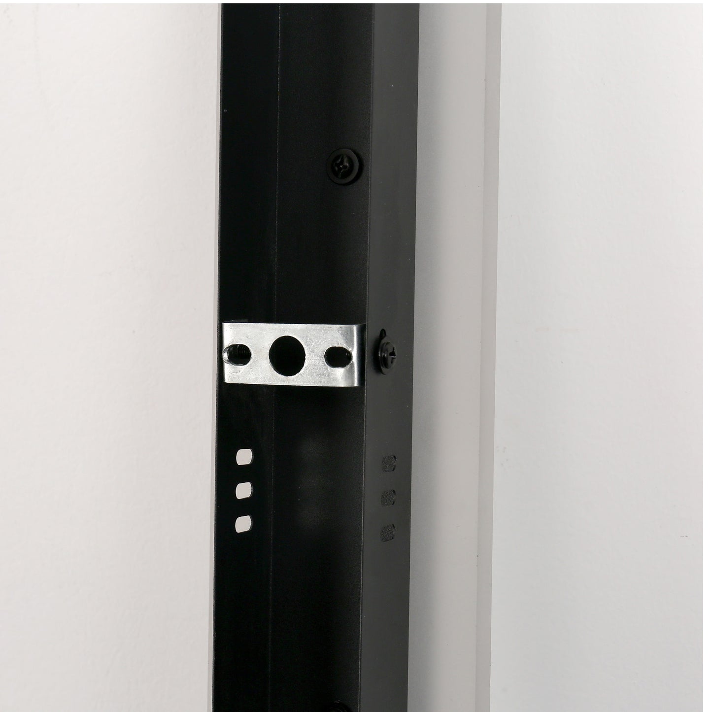 43 in. 30W 1-Light Matte Black Modern Integrated LED Outdoor Wall Light, Waterproof Porch Lantern 3000K/6000K