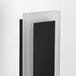 24 in. 1-Light Black Modern Integrated LED Outdoor Wall Light, Waterproof Porch Lantern Sconce for Garden